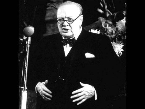 churchill's speech - Morlanne sur la Place